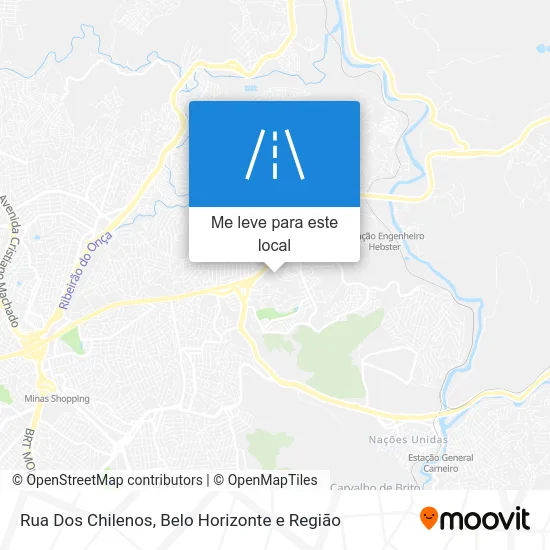 Rua Dos Chilenos mapa