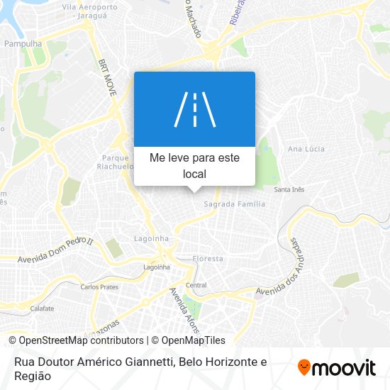 Rua Doutor Américo Giannetti mapa