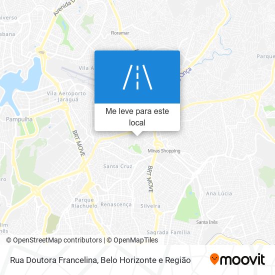 Rua Doutora Francelina mapa