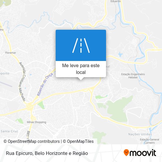 Rua Epicuro mapa