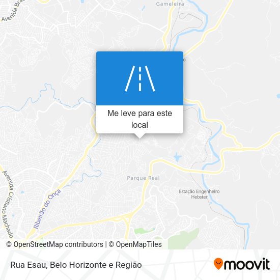 Rua Esau mapa