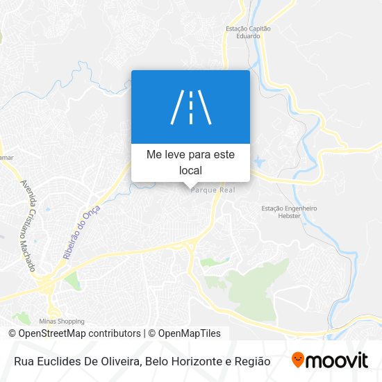 Rua Euclides De Oliveira mapa