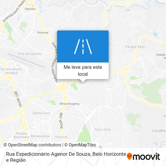 Rua Expedicionário Agenor De Souza mapa