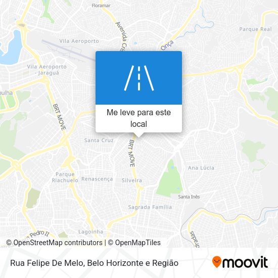 Rua Felipe De Melo mapa