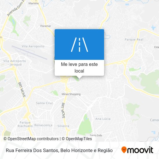 Rua Ferreira Dos Santos mapa