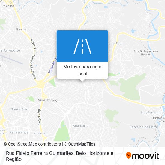 Rua Flávio Ferreira Guimarães mapa