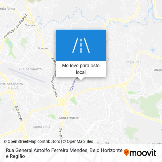 Rua General Astolfo Ferreira Mendes mapa