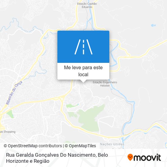 Rua Geralda Gonçalves Do Nascimento mapa