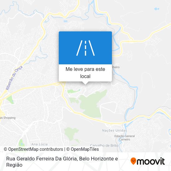 Rua Geraldo Ferreira Da Glória mapa