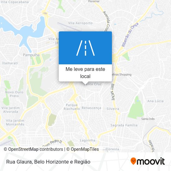 Rua Glaura mapa