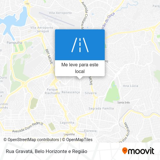 Rua Gravatá mapa