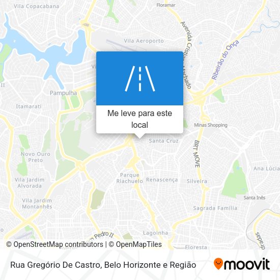 Rua Gregório De Castro mapa