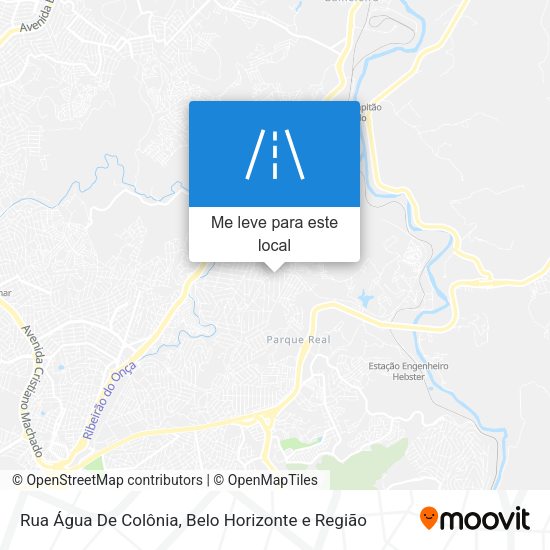 Rua Água De Colônia mapa