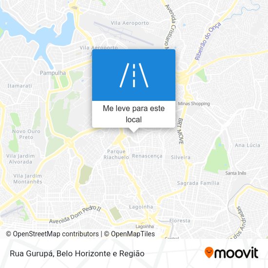 Rua Gurupá mapa