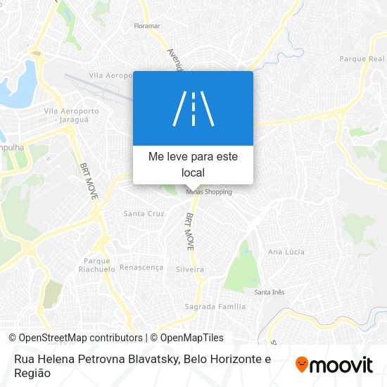 Rua Helena Petrovna Blavatsky mapa