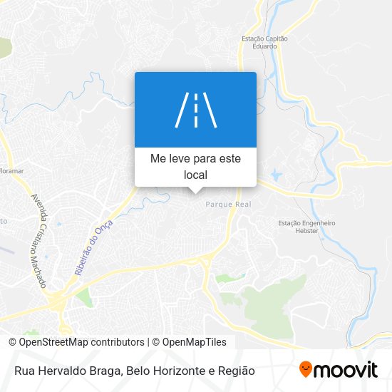 Rua Hervaldo Braga mapa
