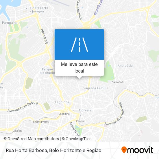 Rua Horta Barbosa mapa