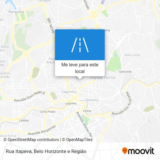Rua Itapeva mapa
