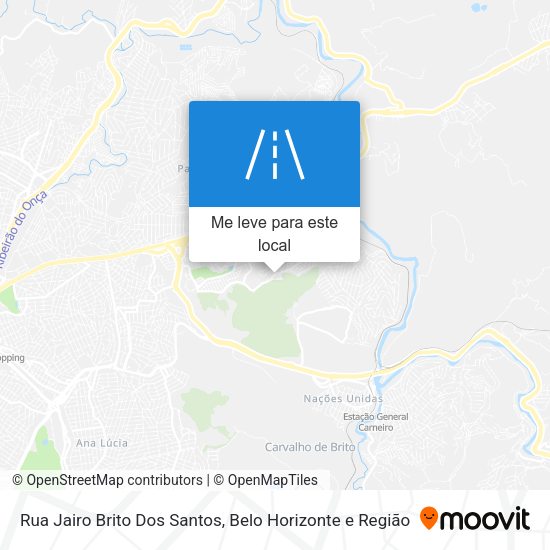 Rua Jairo Brito Dos Santos mapa