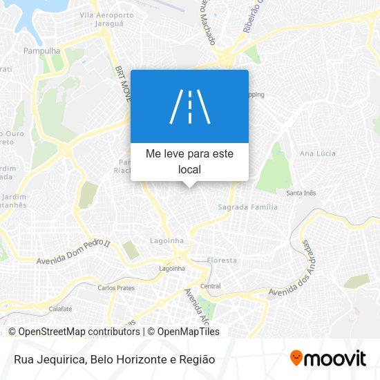 Rua Jequirica mapa