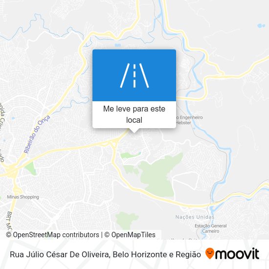Rua Júlio César De Oliveira mapa