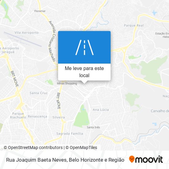 Rua Joaquim Baeta Neves mapa