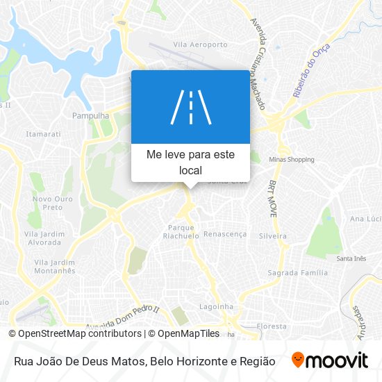 Rua João De Deus Matos mapa