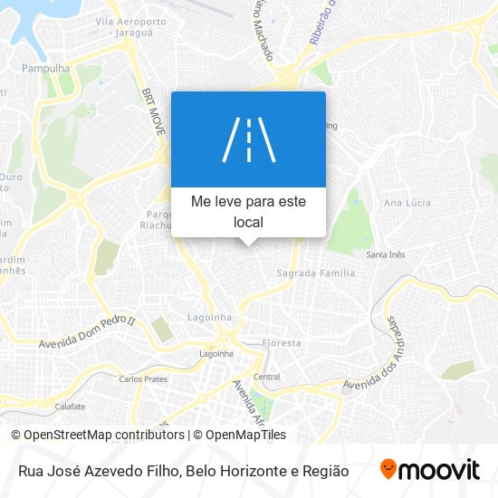 Rua José Azevedo Filho mapa