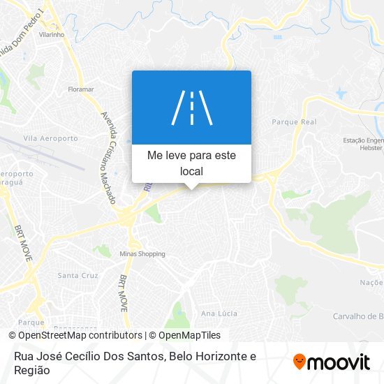 Rua José Cecílio Dos Santos mapa