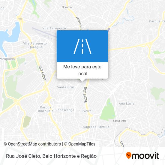 Rua José Cleto mapa