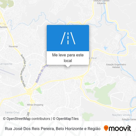 Rua José Dos Reis Pereira mapa