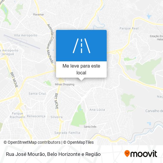 Rua José Mourão mapa