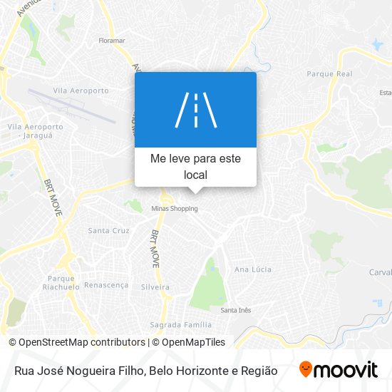 Rua José Nogueira Filho mapa