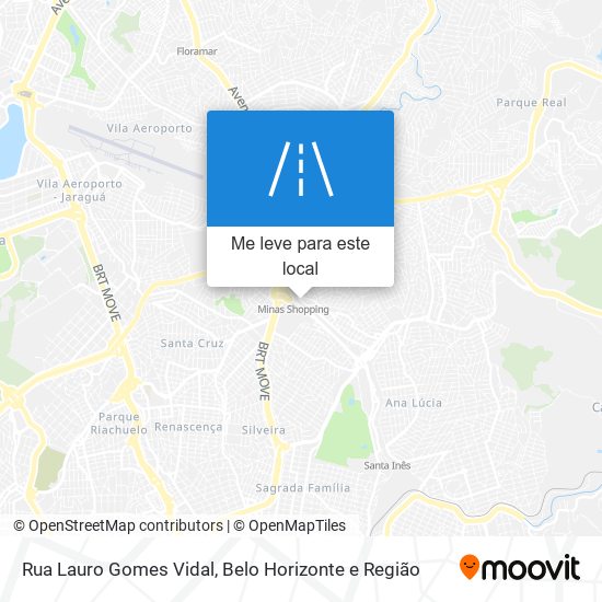 Rua Lauro Gomes Vidal mapa