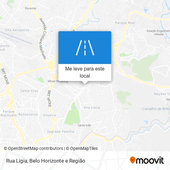 Rua Lígia mapa