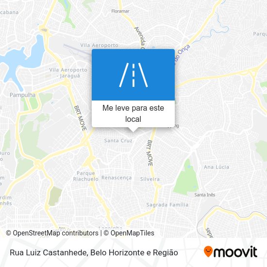 Rua Luiz Castanhede mapa