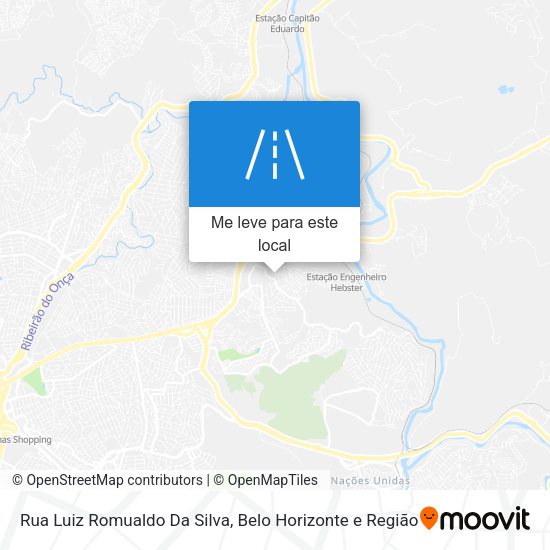 Rua Luiz Romualdo Da Silva mapa