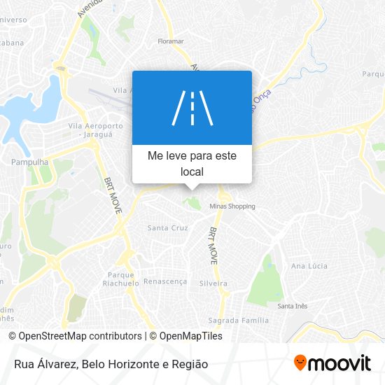 Rua Álvarez mapa