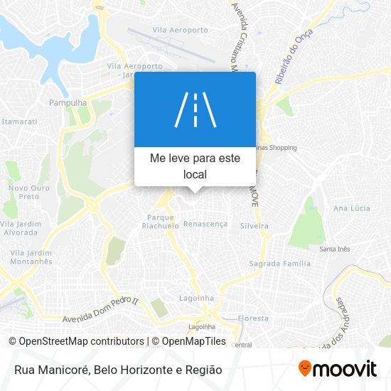 Rua Manicoré mapa