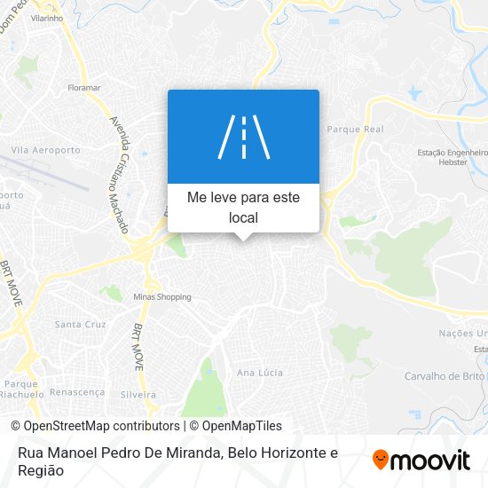 Rua Manoel Pedro De Miranda mapa