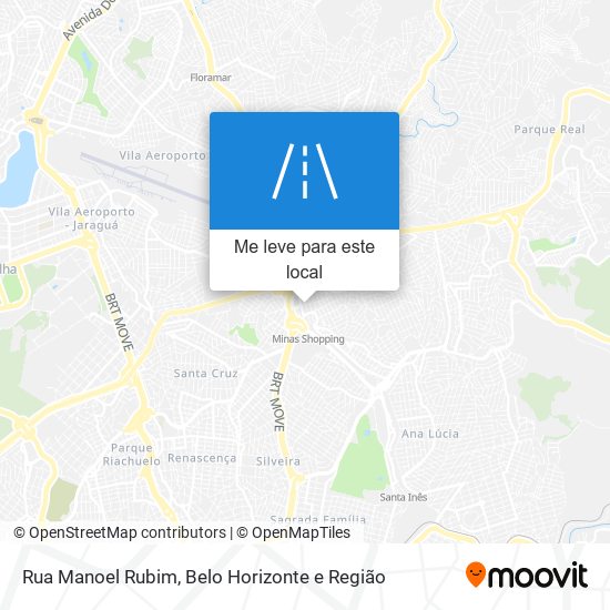 Rua Manoel Rubim mapa