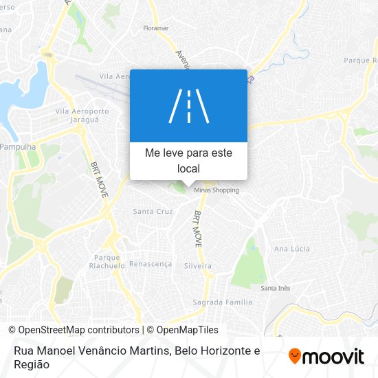 Rua Manoel Venâncio Martins mapa