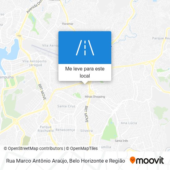 Rua Marco Antônio Araújo mapa