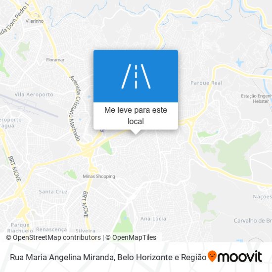 Rua Maria Angelina Miranda mapa