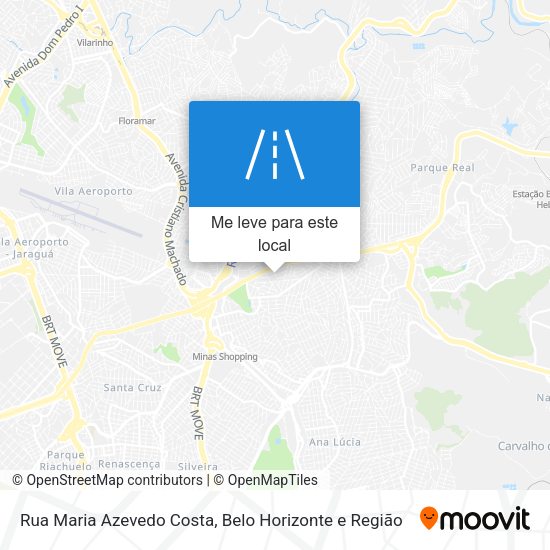 Rua Maria Azevedo Costa mapa