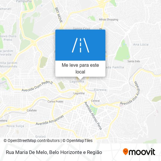 Rua Maria De Melo mapa