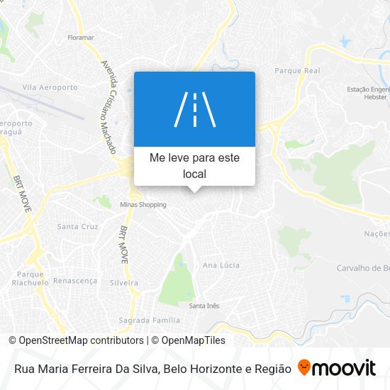 Rua Maria Ferreira Da Silva mapa
