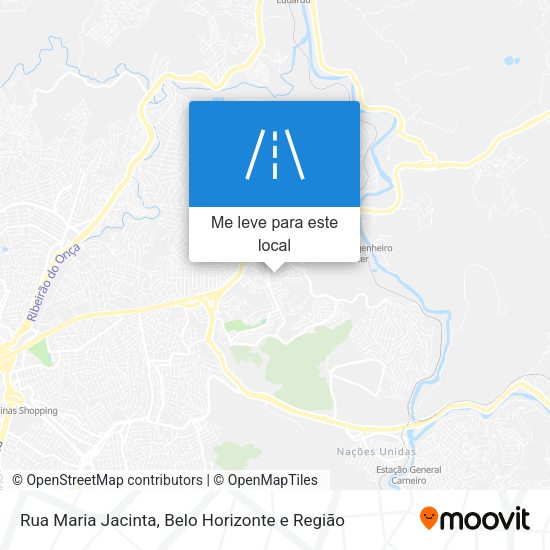 Rua Maria Jacinta mapa