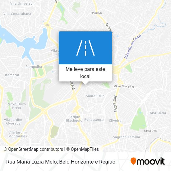 Rua Maria Luzia Melo mapa
