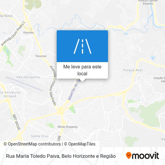 Rua Maria Toledo Paiva mapa